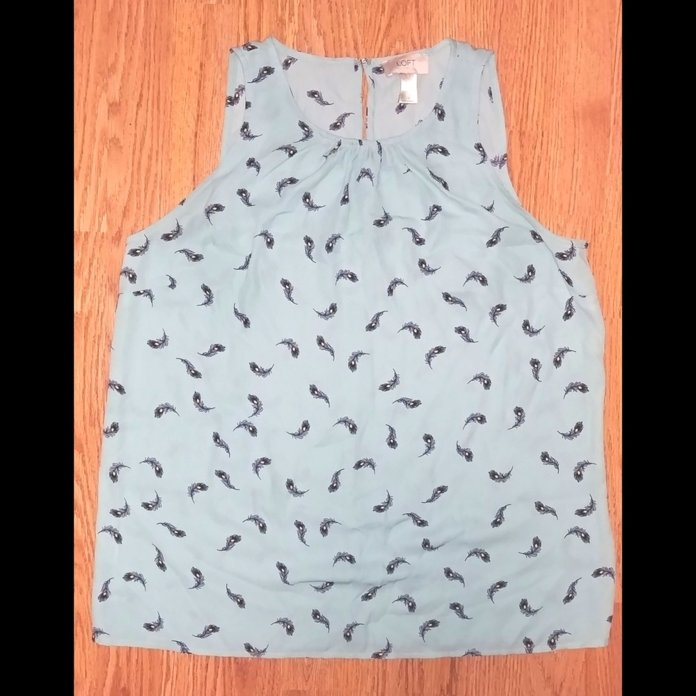LOFT sleeveless blouse